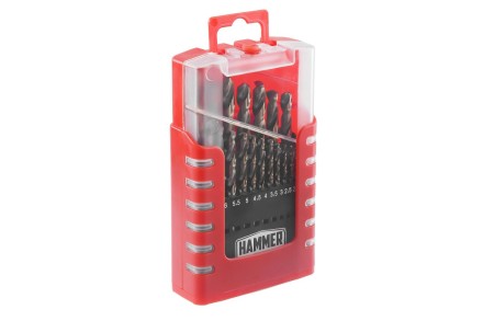 Набор сверл HAMMER No7 19шт. 1,0-10мм купить в Нефтеюганске