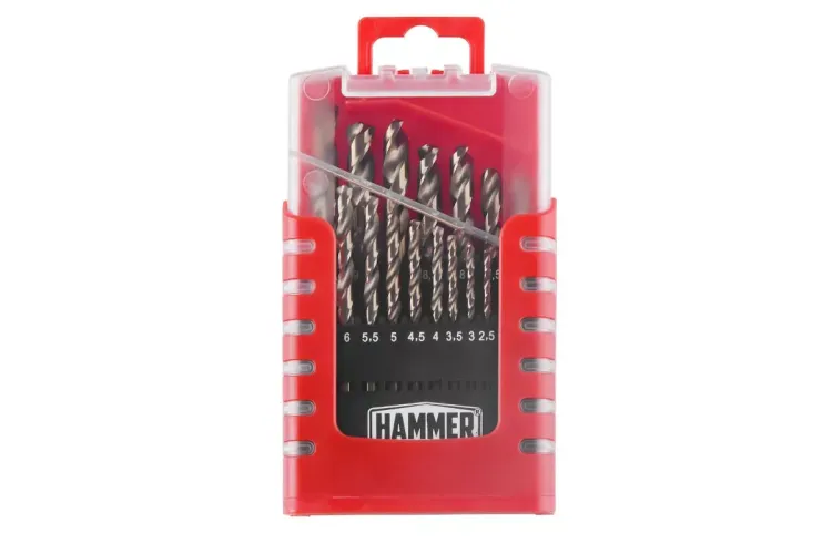 Набор сверл HAMMER No7 19шт. 1,0-10мм купить в Нефтеюганске