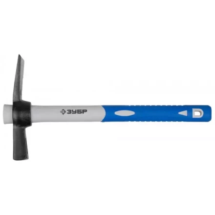 Молоток-кирочка ЗУБР каменщика с фиберглассовой двухкомпонентной обратной рукояткой, 600г 20155-600_z01 купить в Нефтеюганске