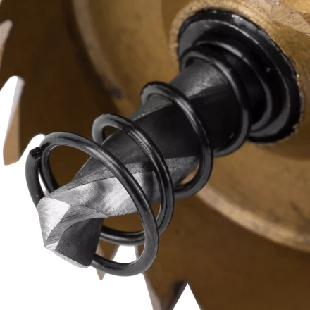 Коронка по металлу HSS, 38 мм, нитридтитановое покрытие Denzel 724111 купить в Нефтеюганске