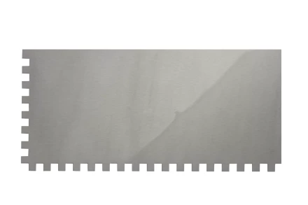 Гладилка из нержавеющей стали, 280 х 130 мм, зеркальная полировка, пластмассовая ручка, зуб 8 х 8 мм Matrix 86782 купить в Нефтеюганске