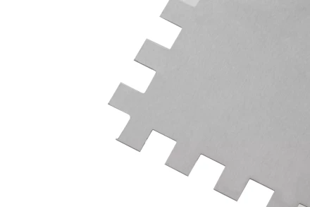 Гладилка из нержавеющей стали, 280 х 130 мм, зеркальная полировка, пластмассовая ручка, зуб 8 х 8 мм Matrix 86782 купить в Нефтеюганске