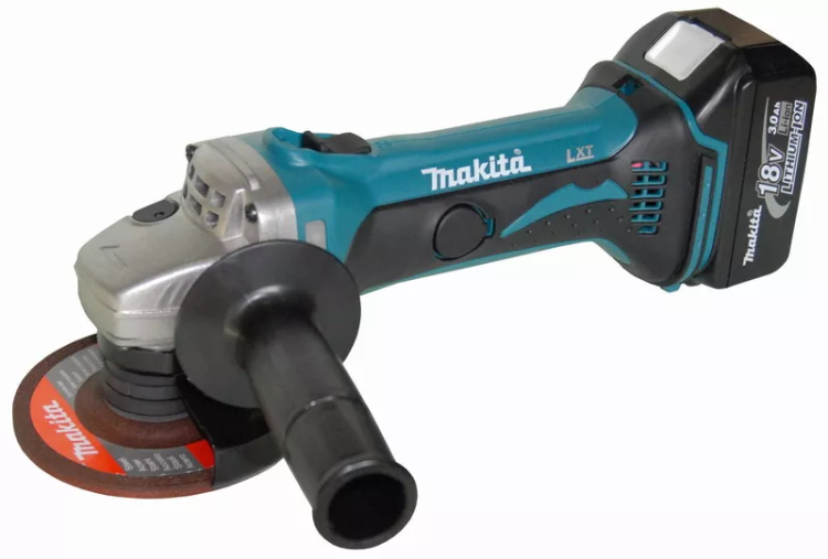 Аккумуляторная угловая шлифовальная машинка Makita BGA452RFE купить в Нефтеюганске