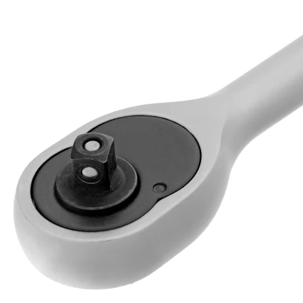 Ключ-трещотка 3/8&quot;, 45 зубьев, с быстрым сбросом, матовый хром Сибртех 14022 купить в Нефтеюганске