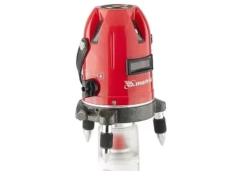 Уровень лазерный самовыравнивающийся. набор в пластиковом кейсе  MATRIX 35035 купить в Нефтеюганске