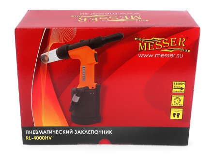 Пневматический заклепочник MESSER RL-4000HV для вытяжных заклепок (4,8 - 6,4 мм) купить в Нефтеюганске