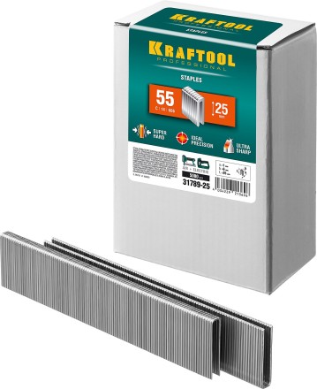 Скобы тип 18GA (55 / 90 / C) 5000 шт 31789-25 купить в Нефтеюганске