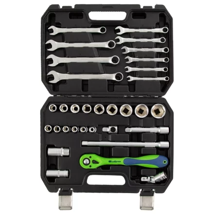 Набор инструментов 32 предмета, CrV, 1/2&quot; Сибртех 13527 купить в Нефтеюганске