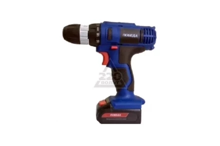 Дрель-шуруповерт аккумуляторная Победа ДА-20/2 Ли купить в Нефтеюганске