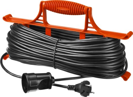 Удлинитель электрический &quot;MAXElectro&quot; на рамке, 50 м, 1 гнездо, STAYER 55018-50 купить в Нефтеюганске