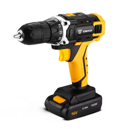 Дрель аккумуляторная DEKO DKCD16FU-Li, 063-4098 купить в Нефтеюганске