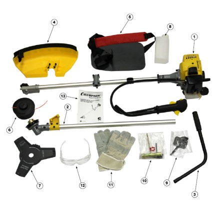 Триммер бензиновый Champion T334FS NEW купить в Нефтеюганске