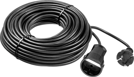 ЗУБР ПВС-207-Ш, ПВС, 2 x 0.75 мм2, 50 м, 2200 Вт, силовой удлинитель-шнур (55023-50) купить в Нефтеюганске