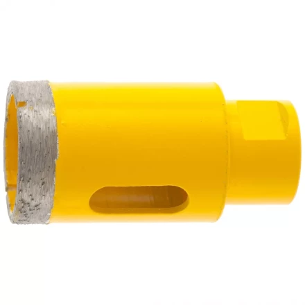 Сверло алмазное по керамограниту 38мм мокрое резание М14 DENZEL 72686 купить в Нефтеюганске