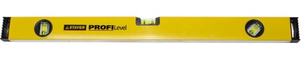 Уровень STAYER &quot;PROFI&quot; &quot;PROFILevel&quot; коробчатый усиленный, фрезерованный, 3 противоударных ампулы, 60см 3466-060 купить в Нефтеюганске