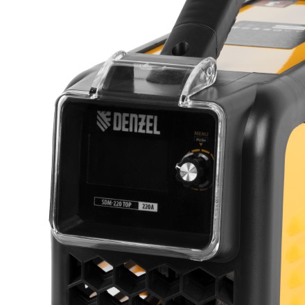 Аппарат инвертор. дуговой сварки SDM-220 Top, 220 А, ПВ 60% кейс// Denzel 94358 купить в Нефтеюганске
