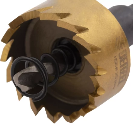 Коронка по металлу HSS, 29 мм, нитридтитановое покрытие Denzel 724107 купить в Нефтеюганске