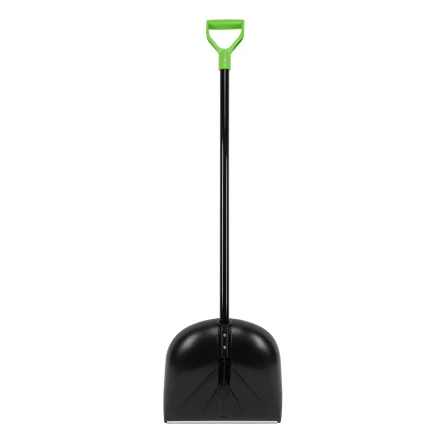 Лопата для уборки снега пластиковая Palisad, 400х417х1390 мм, алюминиевый черенок, 61395 купить в Нефтеюганске