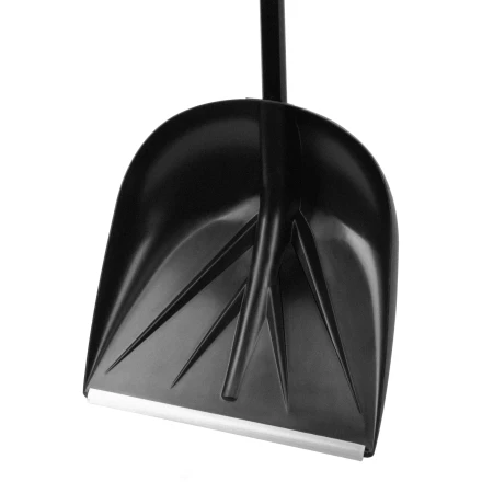 Лопата для уборки снега пластиковая Palisad, 400х417х1390 мм, алюминиевый черенок, 61395 купить в Нефтеюганске