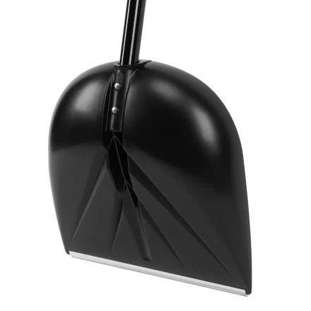 Лопата для уборки снега пластиковая Palisad, 400х417х1390 мм, алюминиевый черенок, 61395 купить в Нефтеюганске