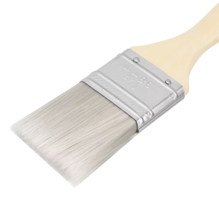 Кисть плоская для лаков &quot;Евро&quot; 1.5&quot;, искусственная щетина, деревянная ручка MTX 83086 купить в Нефтеюганске