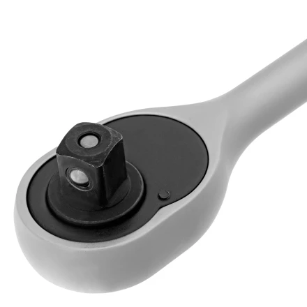 Ключ-трещотка 1/2&quot; Сибртех, 45 зубьев, с быстрым сбросом, матовый хром 14023 купить в Нефтеюганске