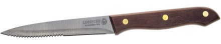 Нож LEGIONER &quot;GERMANICA&quot; для стейка, с деревянной ручкой, лезвие нерж 110мм 47834_z01 купить в Нефтеюганске