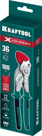 Клещи переставные-гаечный ключ с двухкомпонентными рукоятками и пластиковыми накладками 22066 купить в Нефтеюганске