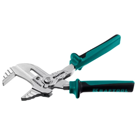 Клещи переставные-гаечный ключ с двухкомпонентными рукоятками и пластиковыми накладками 22066 купить в Нефтеюганске