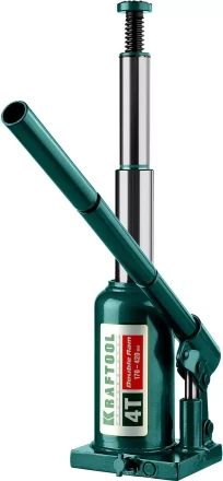 Домкрат гидравлический бутылочный "Double Ram", сварной, телескопический, 4т, 170-420мм, KRAFTOOL 43463-4 43463-4 купить в Нефтеюганске