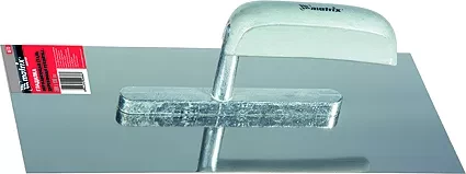 Гладилка из нержавеющей стали 600 х 130 мм деревянная ручка  MATRIX 86735 купить в Нефтеюганске