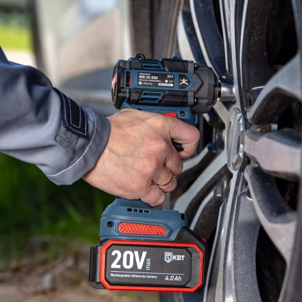 Гайковерт ударный бесщеточный аккумуляторный КВТ WB-20-500 с присоединительным квадратом 1/2&quot; (102594) купить в Нефтеюганске