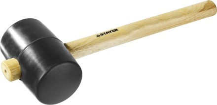 Киянка STAYER резиновая черная с деревянной ручкой, 900г 20505-90 купить в Нефтеюганске