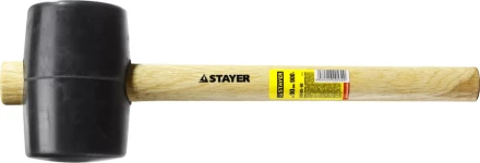 Киянка STAYER резиновая черная с деревянной ручкой, 900г 20505-90 купить в Нефтеюганске