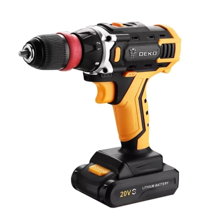 Дрель аккумуляторная DEKO DKCD20FU-Li, 063-4176, со съемным патроном купить в Нефтеюганске