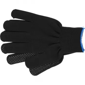 Перчатки нейлон ПВХ точка 13 класс чёрные XL 67848 купить в Нефтеюганске