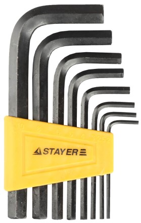 Набор STAYER Ключи &quot;STANDARD&quot; имбусовые, 2 - 10мм, 8 шт 27405-H8 купить в Нефтеюганске