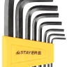 Набор STAYER Ключи "STANDARD" имбусовые, 2 - 10мм, 8 шт 27405-H8 купить в Нефтеюганске