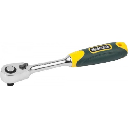 Трещотка для торцовых головок KRAFTOOL &quot;PRO&quot;, Сr-V сталь, 60 зубцов, 1/4&quot; 27794-1/4_z02 купить в Нефтеюганске
