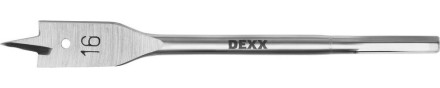 Сверло по дереву перовое, шестигранный хвостовик, DEXX 2945-16, d=16мм 2945-16 купить в Нефтеюганске