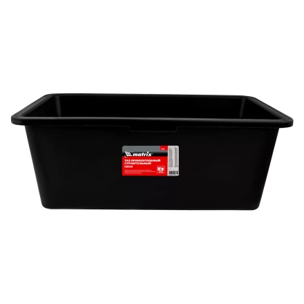 Таз прямоугольный строительный усиленный, 80 л Matrix 81472 купить в Нефтеюганске