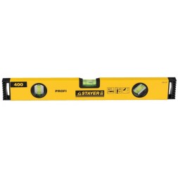 Уровень STAYER &quot;PROFI&quot; &quot;PROFILevel&quot; коробчатый усиленный, фрезерованный, 3 противоударных ампулы, 40см 3466-040
