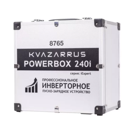 Инверторное пуско-зарядное устройство KVAZARRUS PowerBox 240i таймер и алюминиевый кейс купить в Нефтеюганске