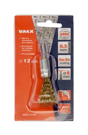 Щетка для дрели ф12 мм концевая VMX 511710 купить в Нефтеюганске