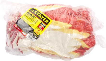 Перчатки STAYER &quot;МASTER&quot; MaxSafe трикотажные, двойная обливная ладонь из латекса, х/б, 13 класс, L-XL, 10 пар 11409-H10 купить в Нефтеюганске