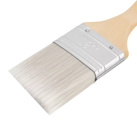 Кисть плоская для лаков &quot;Евро&quot; 2&quot;, искусственная щетина, деревянная ручка Matrix 83087 купить в Нефтеюганске