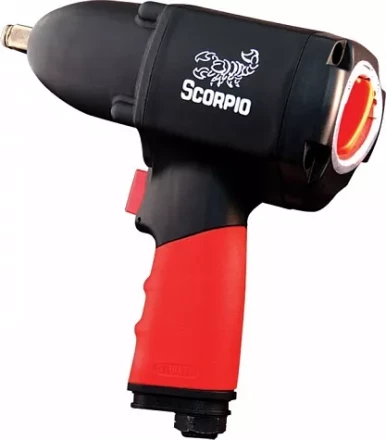 Пневмогайковерт SCORPIO YU-1281P 1/2” 124 кг/м, 2,06 кг New Pin Clutch купить в Нефтеюганске