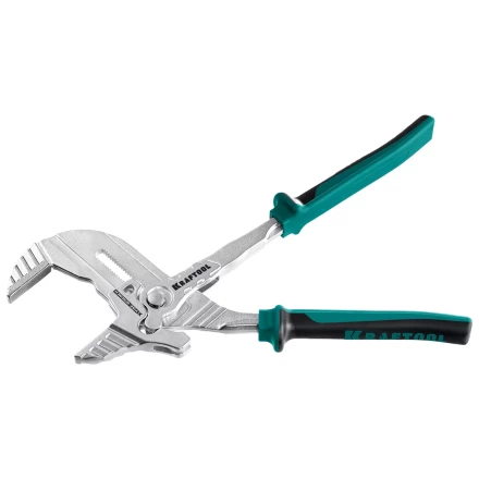 Клещи переставные-гаечный ключ с двухкомпонентными рукоятками и пластиковыми накладками 22069 купить в Нефтеюганске