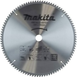 Диск пильный универсальный для алюминия/дерева/пластика Makita D-65707, 355x30x3/2.2 мм; 100 зубьев