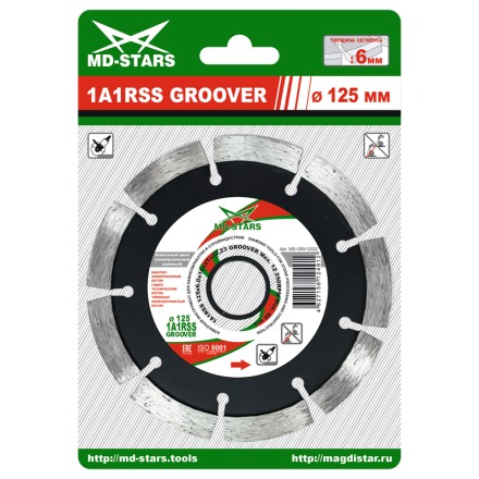 Диск алмазный по бетону 1A1RSS GROOVER MD-STARS 230*6.0*10*15T*22,23 mm купить в Нефтеюганске